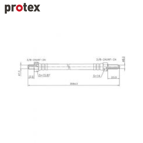 Protex Brake Hose H744