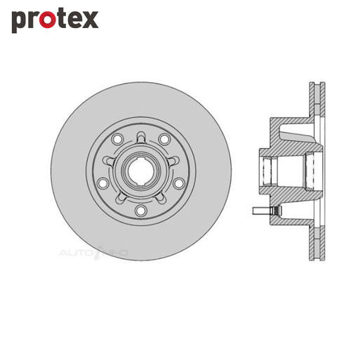 DISC ROTOR FRONT FOR HOLDEN COMMODORE VP SDR025