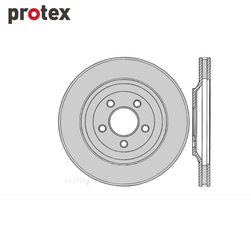 DISC ROTOR FRONT FOR FORD MUSTANG/COBRA L/H SDR069B