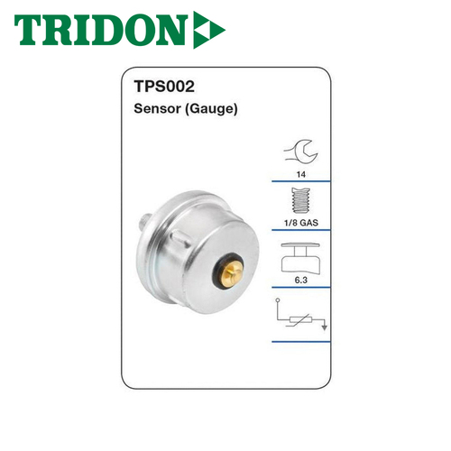 TRIDON OIL PRESSURE SENSOR (GAUGE) TPS002