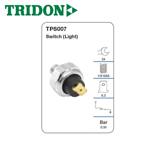 TRIDON OIL PRESSURE SWITCH (LIGHT) TPS007