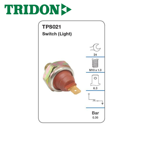 TRIDON OIL PRESSURE SWITCH (LIGHT) TPS021