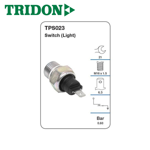 TRIDON OIL PRESSURE SWITCH (LIGHT) TPS023