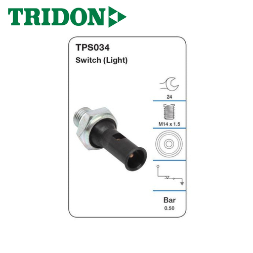 TRIDON OIL PRESSURE SWITCH (LIGHT) TPS034