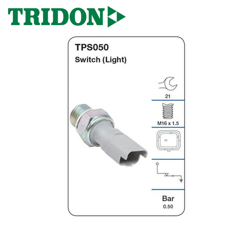 TRIDON OIL PRESSURE SWITCH (LIGHT) TPS050