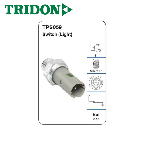 TRIDON OIL PRESSURE SWITCH (LIGHT) TPS059