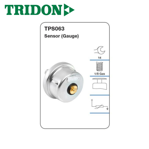 TRIDON OIL PRESSURE SENSOR (GAUGE) TPS063