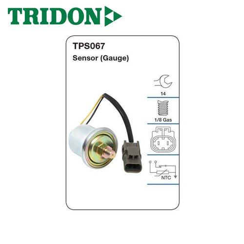 TRIDON OIL PRESSURE SENSOR (GAUGE) TPS067