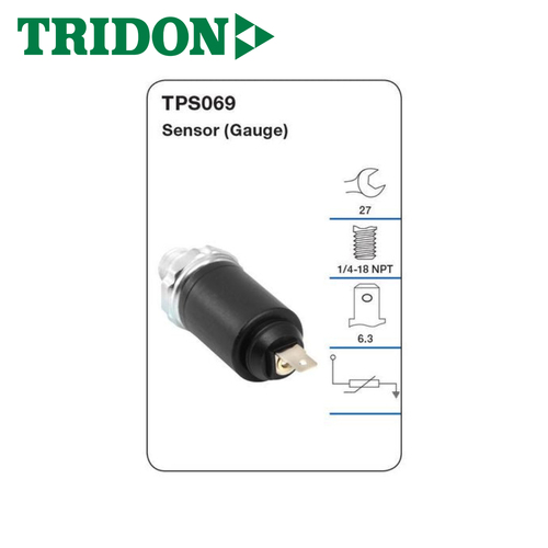 TRIDON OIL PRESSURE SENSOR (GAUGE) TPS069