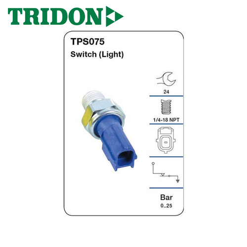 TRIDON OIL PRESSURE SWITCH (LIGHT) TPS075