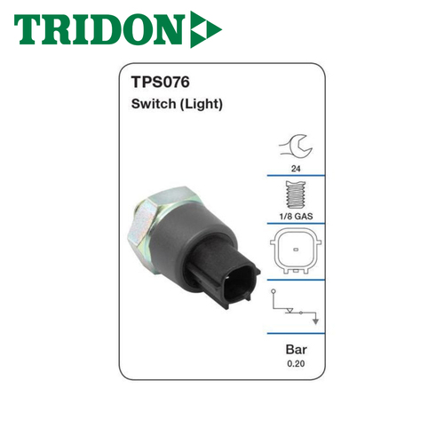 TRIDON OIL PRESSURE SWITCH (LIGHT) TPS076