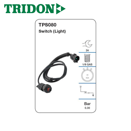 TRIDON OIL PRESSURE SWITCH (LIGHT) TPS080