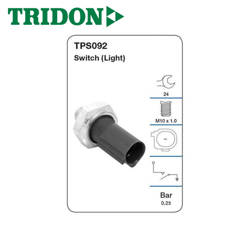 TRIDON OIL PRESSURE SWITCH (LIGHT) TPS092