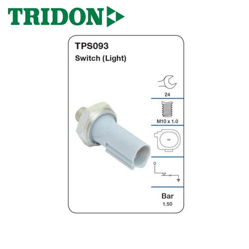 TRIDON OIL PRESSURE SWITCH (LIGHT) TPS093