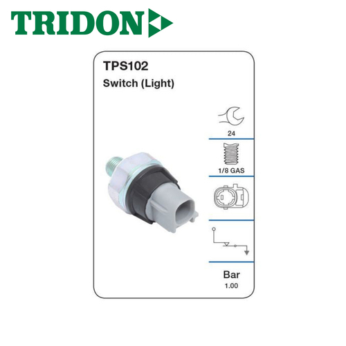 TRIDON OIL PRESSURE SWITCH (LIGHT) TPS102