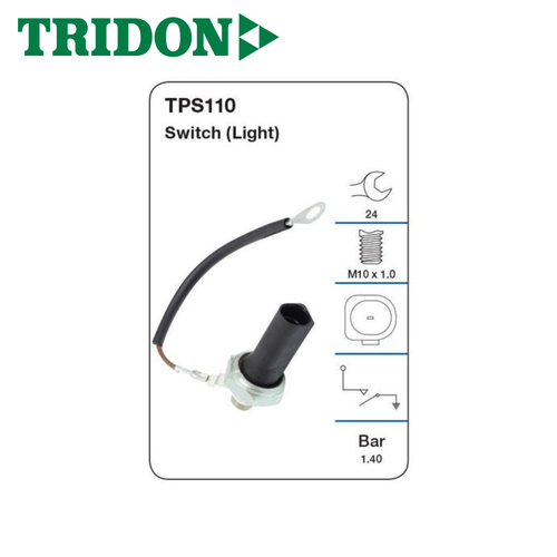 TRIDON OIL PRESSURE SWITCH (LIGHT) TPS110