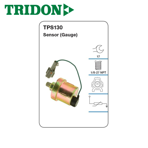 TRIDON OIL PRESSURE SENSOR (GAUGE) TPS130