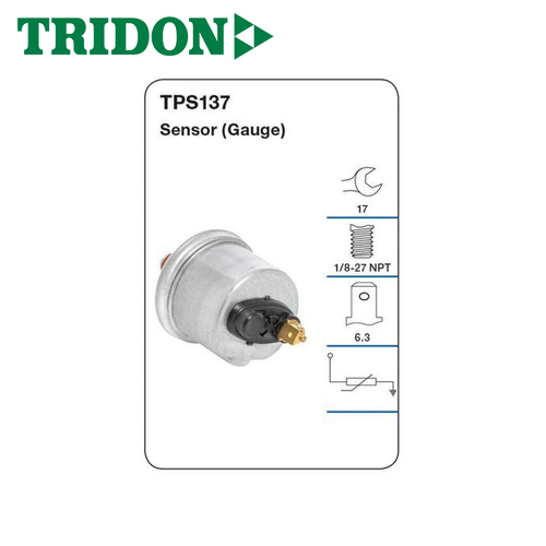 TRIDON OIL PRESSURE SENSOR (GAUGE) TPS137