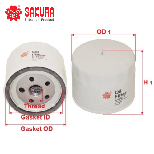 SAKURA OIL FILTER C-6517