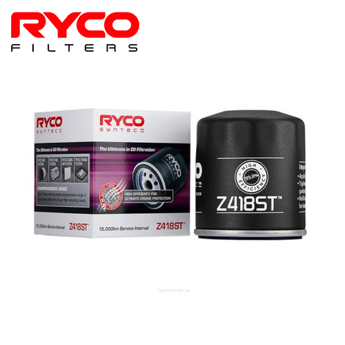 Ryco SynTec Oil Filter Z418ST