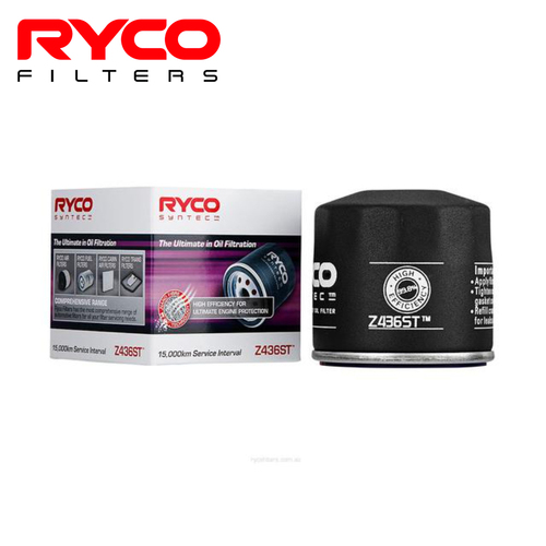 Ryco SynTec Oil Filter Z436ST