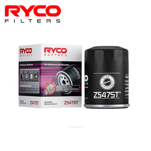 Ryco SynTec Oil Filter Z547ST