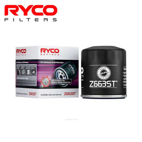 Ryco SynTec Oil Filter Z663ST