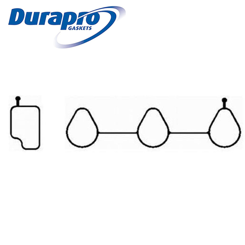 INLET MANIFOLD GASKET FOR DAEWOO F8CV 2PC MS3478