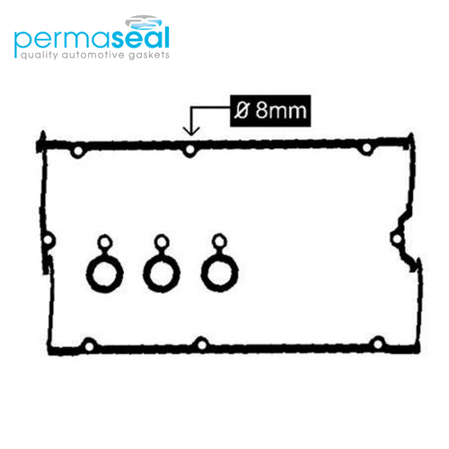 VALVE COVER GASKET KIT FOR HYUNDAI G6CT SIGMA DOHC 24V RC3285K