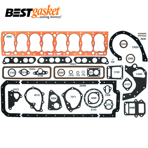 Full Gasket Set FOR Pontiac 248 Straight 8 1933-1949