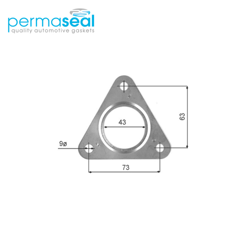 TURBO GASKET FOR ISUZU 4JX1-T DOHC 16V TUR068