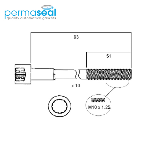 Head Bolt Set FOR TOYOTA 3S-GE 3S-GTE DOHC 16V HBS015