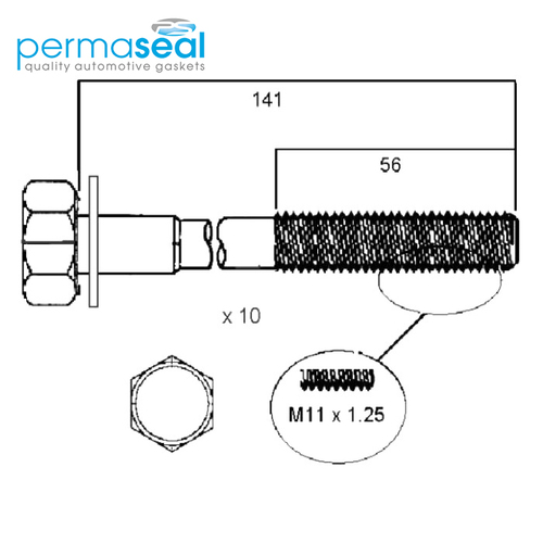 Holden Camira JB JD Calibra YE Frontera UT Head Bolt Kit 16JH 18JC C20NE X20SE