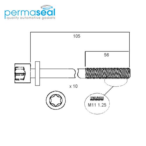Holden Astra TR Vectra JR JS Calibra YE Head Bolt Kit X20XEV C20SEL C22SEL