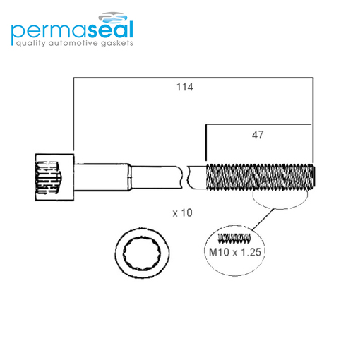 Head Bolt Set FOR TOYOTA 4A-GE 20V HBS075