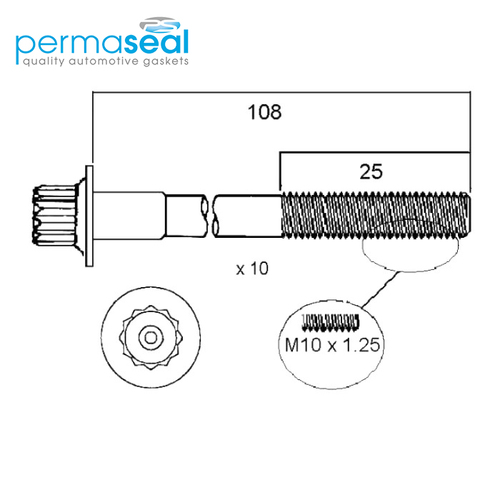 Head Bolt Set FOR Toyota Liteace Townace KM36 KR42 7K 7K-E 1997-2005