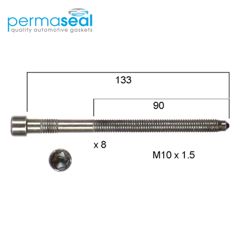 Head Bolt Set FOR Audi ASN BBJ Series HBS272H