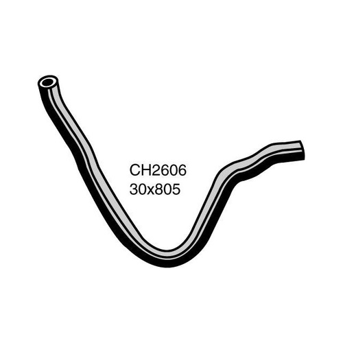 Mackay Radiator Bottom Hose manual Trans CH2606