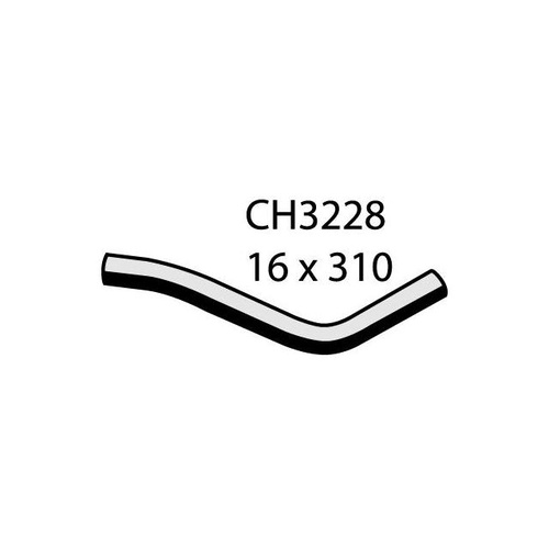 Radiator Heater Hose Rear FOR Toyota Landcruiser HJ60 2H Diesel Mackay CH3228