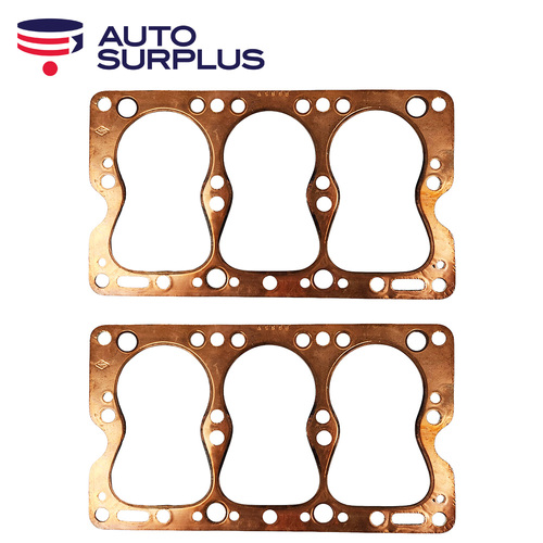 Head Gasket PAIR FOR Pontiac Split Head 186 200 6 Cylinder 1926-1931