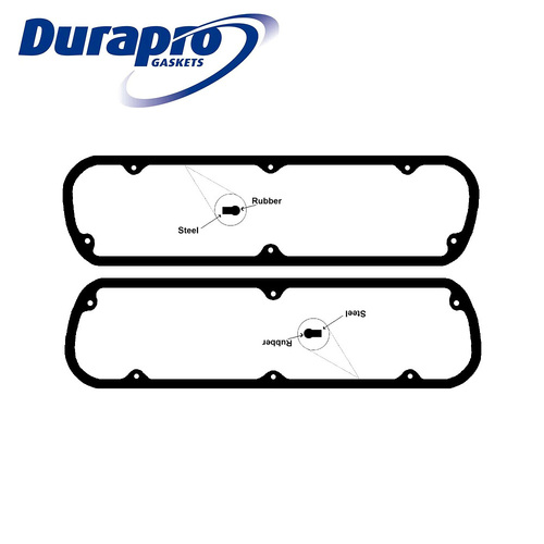 Rocker Cover Gasket PAIR FOR Ford 5.0L Windsor EFI V8 1985-1995 Rubber