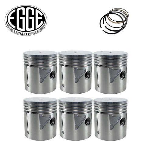 Chrysler Dodge 6 Cylinder SV 236 250 264 Piston & Ring Set 3.4375" +030 1942-54