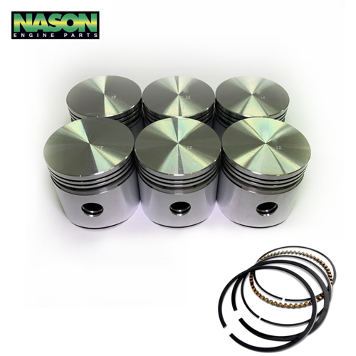 Piston & Ring Set 060" FOR Holden Grey 132 138 FX FJ FE FC FB EK EJ 48-63 3 1/8"