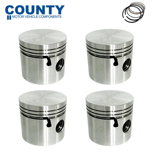 Flat Top Piston & Ring Set 020" FOR Triumph Dolomite Herald Spitfire 1300 65-74