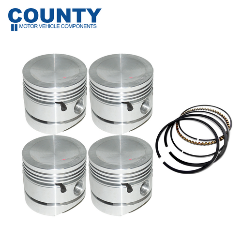 Dish Top Piston & Ring Set 030" FOR Austin Healy MG Mini Morris 1962-1971 1098cc