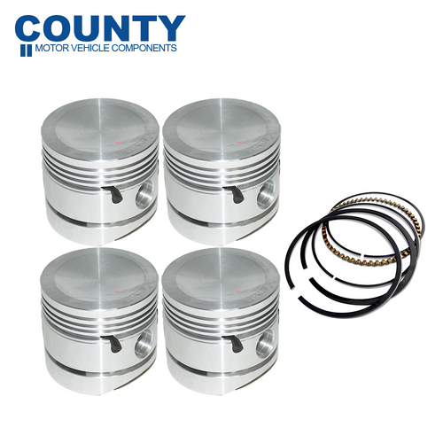 Dish Top Piston & Ring Set 060" FOR Austin Healy MG Mini Morris 1962-1971 1098cc