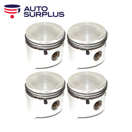 Piston & Ring Set +060" FOR Mazda 1500 SU 1967-1973 1.5L UB 4 Cylinder SOHC 8V