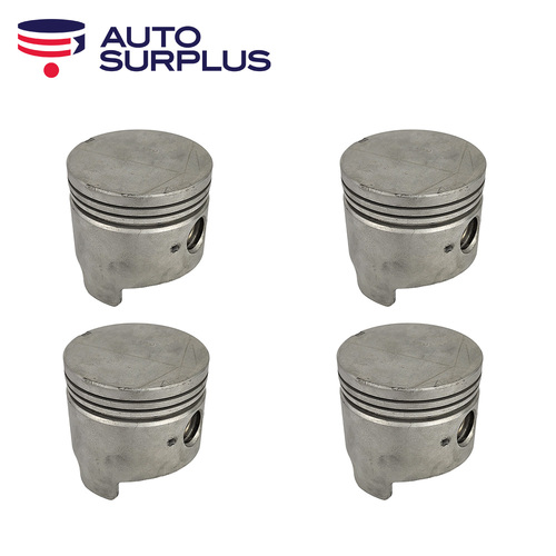 Piston Set +040" FOR Daihatsu Toyota 1968-1984 2.0L 5R 4 Cylinder OHV 8V