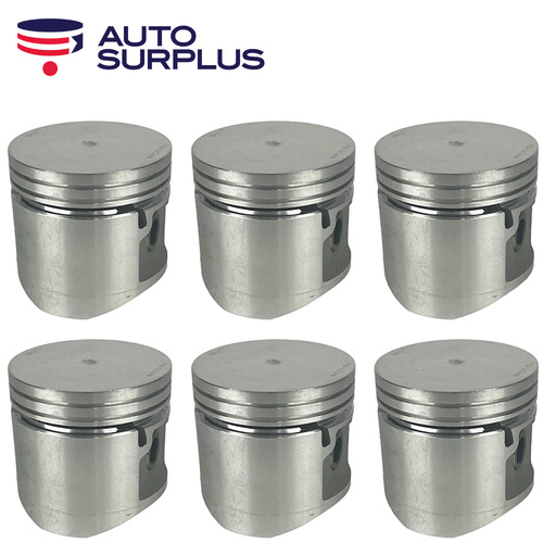 Piston Set +020" FOR Holden HR HK HT HG Torana LC 6 Cylinder 161 Red 1966-1972