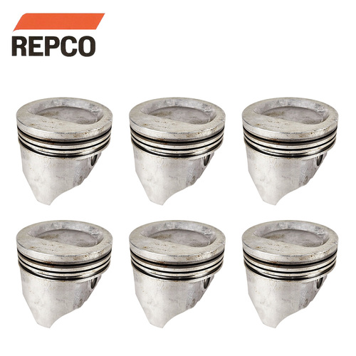 Piston Set +060" FOR Ford F500 F600 F700 F250 4WD 6 Cylinder 4.9L 300 1970-1977